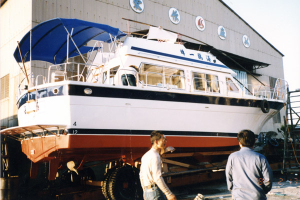 Completed the first motor boat to domestic market