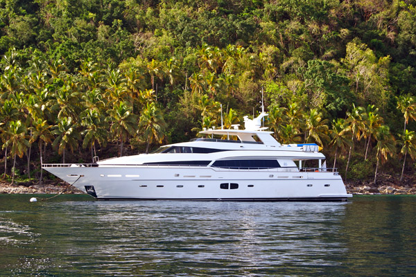 Introduced first Monte Fino 100 designed by Humphreys Yacht Design (HYD)